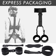 Load image into Gallery viewer, Sex Tie Downs for Adults Couples Blindfold Handcuff Restraint Kit Adjustable Sexy Straps Sex Gaming Neck to Wrist Couples Bed Restraints Sex Women Submissive Kit Kinky Bedroom Toys Women&#39;s Sweatshirt
