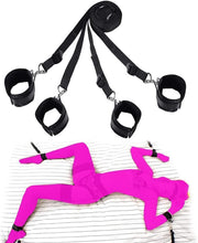 Load image into Gallery viewer, Bondaged Kit Adult Restraint Bed Restraints Sex Adults Bondaged Queen Sexy Straps with Handcuffs Bondage Restraints for Women Kit Neck to Wrist Adult Toy Kinky Play Set Yoga Sweater
