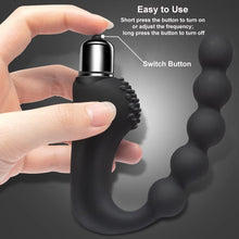 Load image into Gallery viewer, Sex Toys Anal Beads Anal Vibrator Butt Plug Prostate Massager Sex Tool for Men Anal Plug with 10 Speed Modes Bullet Vibrator for Sexual Stimulation
