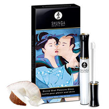 Load image into Gallery viewer, Shunga Divine Oral Pleasure Lipgloss - Coconut Water
