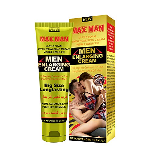 Hotiary Men's Massage Cream Penis Becomes Longer and Thicker Enhancement Sex Products Men Energy for Care Delay Performance Boost Strength (Yellow)