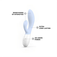Load image into Gallery viewer, LELO Bundle: INA 3 G Spot and Clitoral Vibrator Seafoam + Flickering Touch Massage Candle Scent + Free 5 fl. oz LELO Personal Moisturizer
