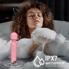 Load image into Gallery viewer, SIKXTOA Mini Vibrator, 8 Speeds 20 Patterns, G Spot Cordless Wand Massager, Clitoral Stimulator, Dildo, Sex Toys, Rechargeable Handheld Powerful Silent Waterproof Female Adult Toys (Wave Pink)
