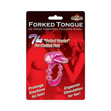 Load image into Gallery viewer, Forked Tongue C*ck Ring, Magenta (pack Of 2)
