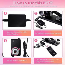 Load image into Gallery viewer, Auxfun App Box for 3XLR Sex Machine Devices, 2 in 1 Speed Governor with Remote Panel for Thrusting Love Machines - AXBOX01
