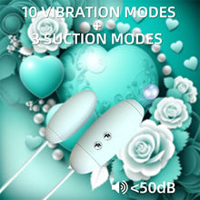Load image into Gallery viewer, LEAIWORLD Sucking Vibrator, Sex Toys for Clitoral G-Spot Stimulation, Stimulator with 10 Vibration Modes and 3 Sucking Modes, Waterproof Dummy Vibrator for Women or Couples
