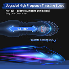 Load image into Gallery viewer, Prostate Massager Anal Vibrator - Anal Toy with Thrusting Vibrating 7 Modes with Cock Ring Anal Plugs P Sport Massager for Men Male Anal Sex Toys for Men Women Couples Waterproof Remote Control, Blue
