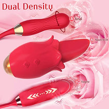 Load image into Gallery viewer, Female Sex Toy, Sex Stimulator for Women, 3 in 1 Female Clit Vibrator with Tongue &amp; Replaceable Thrusting Dildo &amp; Bullet Vibrator Wand, Sex Toy, Adult Sex Toys Games
