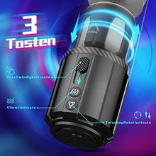 Load image into Gallery viewer, CRYPAP Electric Masturbator Cup, Sex Toy for Men, Waterproof Pocket Pussy, Stimulator, 4D Realistic Vagina Pussy, 8 Rotating Massage Function, Super Quiet Masturbating for Men
