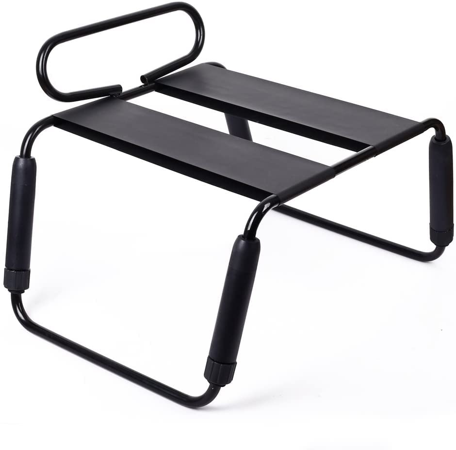 Sex Bench Bouncing Mount Stool Sex Furniture Positioning Chair with Handrail Position Aids Chair Novelty Toy for Couples Adult Games (Waterproof Chair with Handle)