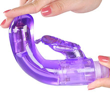 Load image into Gallery viewer, Vibrating Dildo Butterly Clit Stimulator Waterproof Multi-Speed Vibrations Adult Sex Toy
