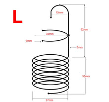 Load image into Gallery viewer, NOPNOG Spring Type Penis Ring with Urethral Plug and Glans Ring, Male Chastity Device, Stainless Steel (Large)
