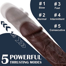 Load image into Gallery viewer, Dildos, Vibrating Dildo 9 inch Realistic Dildo with 5 Thrusting Modes Thrusting Dildo Vibrator, Anal Dildo Sex Toys, Dildos for Women with Strong Suction Cup
