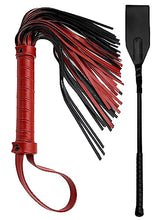 Load image into Gallery viewer, DERINODEM BDSM Sex Set Flogger 20&quot; Crop 18&quot; Adult Sex Play, Adult Bondage Set Whip, Leather Sex Crop, BDSM Set Sex Paddle Adult Flogger, Bondage Flogger Crop
