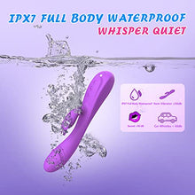 Load image into Gallery viewer, Rabbit Vibrator Sex Toy 3in1 Dildo for Women,7*7 Vibrators Modes CKSOHOT 8.46&#39;&#39; Liquid Silicone Sex Toy Dildos,IPX7 Fully Waterproof - Purple
