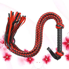 Load image into Gallery viewer, Adult Games Sexy Whip Hand- Woven Leather Toy Sexy Lash Bondage Sex Products Toy Sexy Toy- Sex Whip
