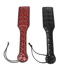 Load image into Gallery viewer, 2 Bondage Set Under The Bed Restraints System Bondage SM Sex Toy Red Black 3D Leather Paddle Hand Slapper Spanking Paddle Couples Role Game Play Fancy Dress Up Costume
