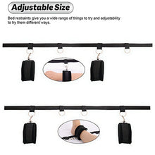 Load image into Gallery viewer, Bed Restraints Sex Adult Bondaged for Adult Couple King Bed Set Sex Restraining Legs and Arms Tied Up Sex Ropes and Restraints Play SM Toys Hand and Ankle 4 Cuff Sexy Restraints Set Women&#39;s Hoodies
