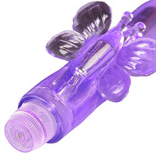 Load image into Gallery viewer, Vibrating Dildo Butterly Clit Stimulator Waterproof Multi-Speed Vibrations Adult Sex Toy
