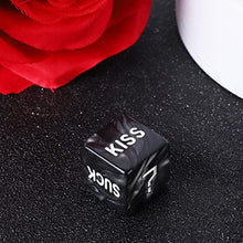 Load image into Gallery viewer, npkgvia Sexy Fitness Dice 5 Pack Adult Fun Love Po-se Sexy Couple Toy Novelty Valentine&#39;s Party Gift Button Dog Words (as Show, One Size)
