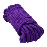 SGirl 10m Soft Cotton Bondage Rope Strap Restraints (Purple)