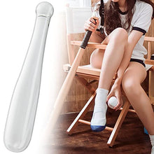 Load image into Gallery viewer, Anal Butt Plug Glass Anal Trainer Baseball Bat Clear Chrystal Pleasure Wand Anal Adult Sex Toy for Men Women Couples Masturbation (Large)
