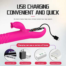 Load image into Gallery viewer, Vibrating Vibrator Licking and Sucking Toy Rose for Women Swing Telescopic Heating Clitoralis Toys Stimulator Rabbit Adult Sex Butterfly Anal Flexible Tongue Silent Waterproof
