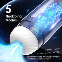 Load image into Gallery viewer, Vibeconnect Automatic Male Masturbator with 5 Thrusting Modes - App Controlled Sex Toy for Men with Heating Function and Realistic Sensations - Hands-Free Sex Toy for Men with Rechargeable Design
