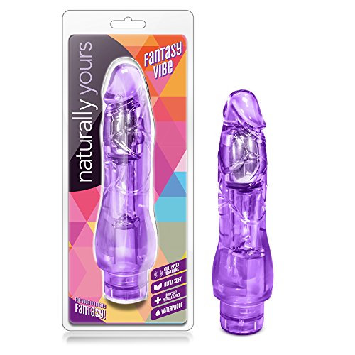 Blush Fantasy Vibe - 8.5 Inch Long Vibrating Dildo - Soft Realistic 2