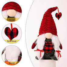 Load image into Gallery viewer, TOWMUS Gift for Men Valentine&#39;s Day Gift Red Knit Cap Doll Doll Furnishing Articles Furnishing Articles Couples (RD2, One Size)
