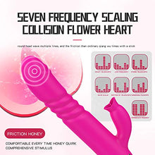 Load image into Gallery viewer, Vibrating Vibrator Clitorals Sucking Toys Heating Telescopic Toy Rose for Women Swing Wand Dildo Stimulator Adult Sex Training Soft Rabbit Strong Suction Couples Cup Patterns
