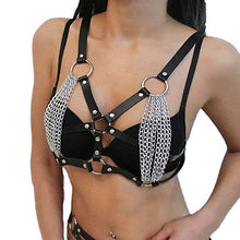 Load image into Gallery viewer, Leather Body Chains Punk Body Chain Party Rave Harness Body Accessory Jewelry for Women and Girls
