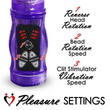 Load image into Gallery viewer, LeLuv Rabbit Vibrator Slim Bunny Purple Bundle with Mini Bullet
