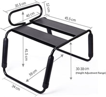 Load image into Gallery viewer, Sex Bench Bouncing Mount Stool Sex Furniture Positioning Chair with Handrail Position Aids Chair Novelty Toy for Couples Adult Games (Waterproof Chair with Handle)
