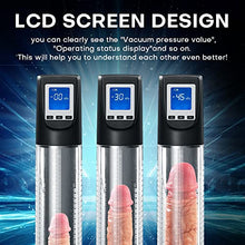 Load image into Gallery viewer, Electric Penis Pump, Penis Vacuum Pump for Men Instant Erection and Penis Enlargement with 6 Suction Modes,Rechargeable Automatic Masturbator for Men Stronger Bigger Longer
