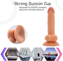 Load image into Gallery viewer, (Exquisite) 7.8 inches can be Used for Women Men Beginners Game Bathroom Silicone Suction Cup Realistic Classic Dick Wand
