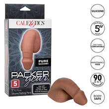 Load image into Gallery viewer, CalExotics SE-1581-30-3 Packer Gear 5&quot;/12.75 cm Silicone Packing Penis - Brown
