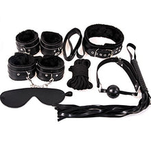 Load image into Gallery viewer, Moonight Bed Restraints for Play Game:Adjustable Straps,Bondage Toys Sets,Bondage Fetish Fantasy Series,for Couples,Adult Men &amp; Women (Black)
