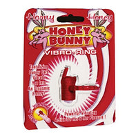 Horney Honey Bunny Cock Ring (Purple) with Free Bottle of Adult Toy Cleaner