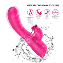 Load image into Gallery viewer, Clitorals Sucking Toys Thrusting G Spot Rabbit Sucker Pleasure Waterproof Silent Vibrator Soft Dual Motor Cordless Toy Rose for Women Vibrating Dildo Adult Sex Vibrate Telescopic
