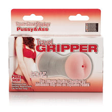 Load image into Gallery viewer, CalExotics Travel Sized Gripper Male Masturbator - Male Silicone Masturbation Sleeve - 6.5 Inch Adult Male Sex Toy - Pink
