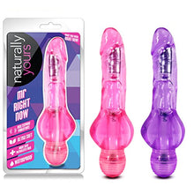 Load image into Gallery viewer, 6.5&quot; Realistic Curved Vibrating Dildo - Multi Speed Flexible Vibrator - Waterproof - Sex Toy for Adults - Purple
