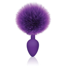 Load image into Gallery viewer, Sexy, Kinky Gift Set Bundle of Massive Triple Threat 3 Cock Dildo and Icon Brands Cottontails, Silicone Bunny Tail Butt Plug, Purple

