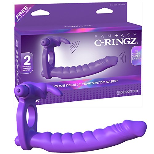 Adult Sex Toys FCR - Silicone Double Penetrator Rabbit