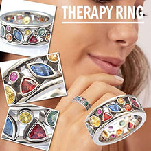 Load image into Gallery viewer, Ionix Ring, Heathcryt Crystal-Quartz Ionix Ring, Torina Crystal-Quartz Ionix Ring, Ionix Therapy Quartz Crystal Ring, EnAs Crystal-Quartz Ionix Ring (7,1PC)
