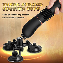 Load image into Gallery viewer, Sex Machine Thrusting Dildo Vibrator - Realistic Vibrating Dildo for Women with 3 Thrusts 7 Vibrations, Suction Cup Dildo for Clit G Spot Anal Stimulation, Adult Sex Toys for Men Pleasure, Black Dildo
