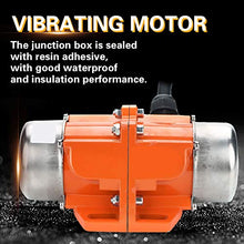 Load image into Gallery viewer, Vibrating Motor, Low Noise Light Quality Electric Vibrating Motor Waterproof for Mining for Metallurgy for Mechanical Equipment for Electricity(Single phase 70W)
