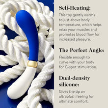 Load image into Gallery viewer, goop Wellness G-Spot Vibrator | Self-Heating Vibrator to Relax Muscles &amp; Promote Blood Flow | 10 Vibrating Patterns | Waterproof Vibrator | Clitoral &amp; G Spot Stimulator | Phthalate, Latex, &amp; BPA Free
