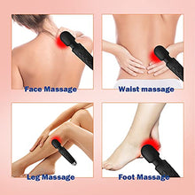 Load image into Gallery viewer, Powerful Personal Wand Massager with 8 Speeds 20 Patterns &amp; Flexible Neck, Cordless Handheld Waterproof Magic Massager for Neck Shoulder Body Back Relieves Muscle Tension at Home or in Trip.
