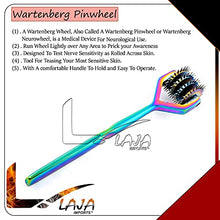 Load image into Gallery viewer, LAJA Imports Wartenberg Wheel - Strong Sensation Pinwheel (4 Head) Rainbow Color
